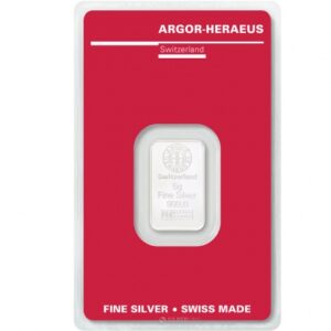 5 grams silver argor heraeus